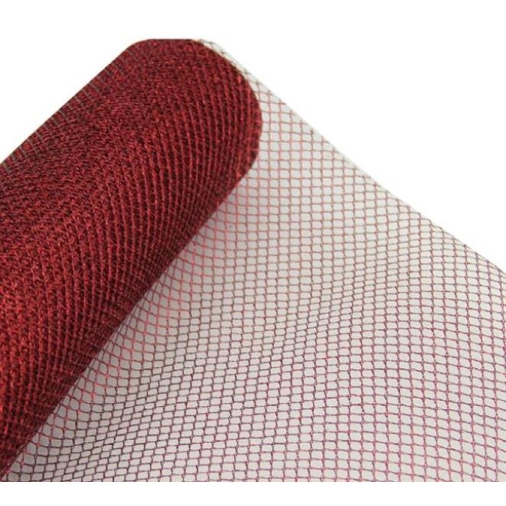 Toptan Nikah Şekeri Süsleme Tülleri Simli File Rulo Tül 10 METRE