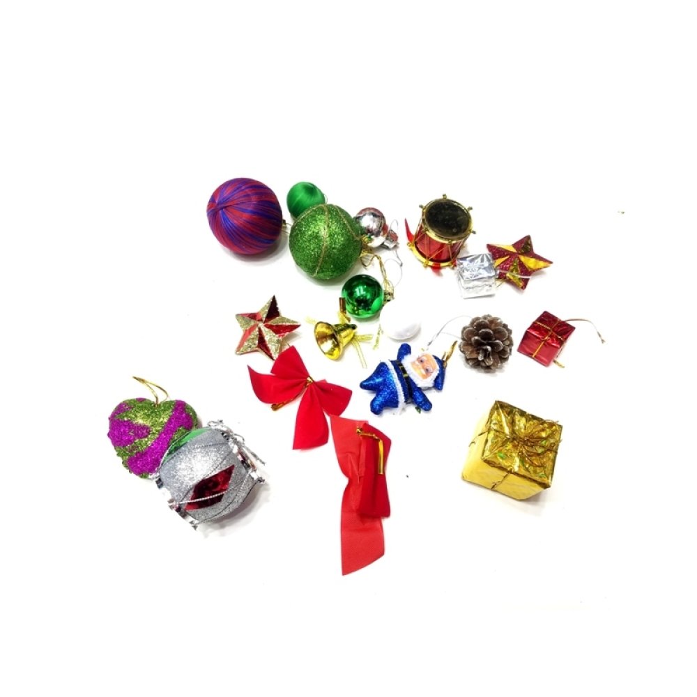 Toptan Noel Ağacı Süsleri 19 parça