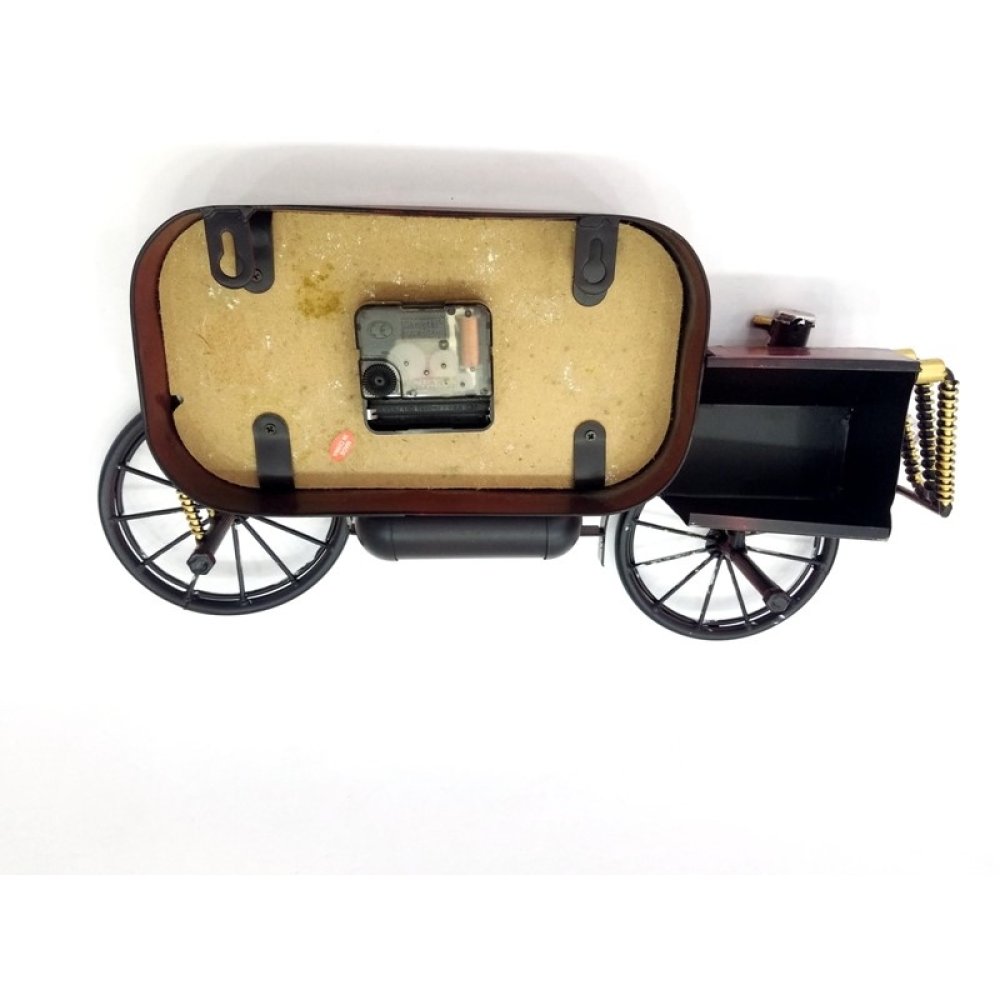 Toptan Nostaljik Metal Araba Duvar Saati