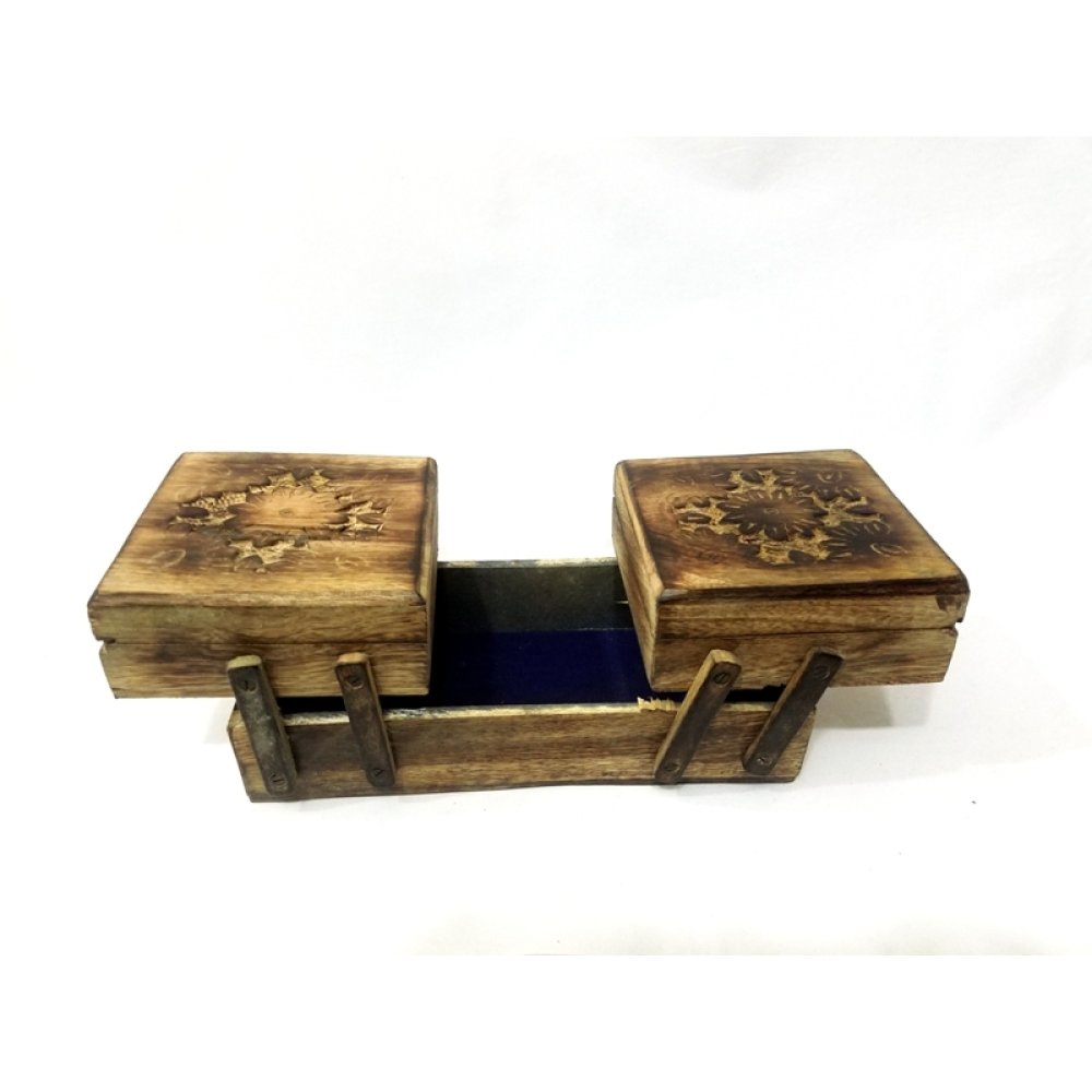 Toptan Otantik Hediyelik Eşya Ahşap Dikiş Kutusu