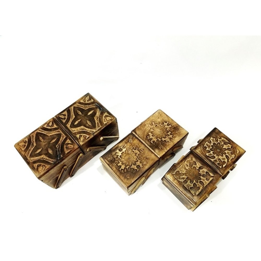 Toptan Otantik Hediyelik Eşya Ahşap Dikiş Kutusu