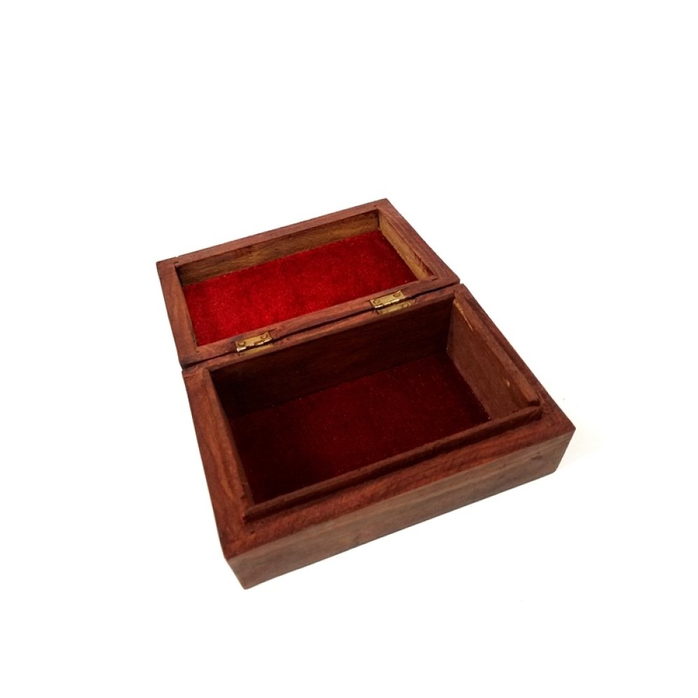 Toptan Oyma Ahşap Dikdörtgen Sandık