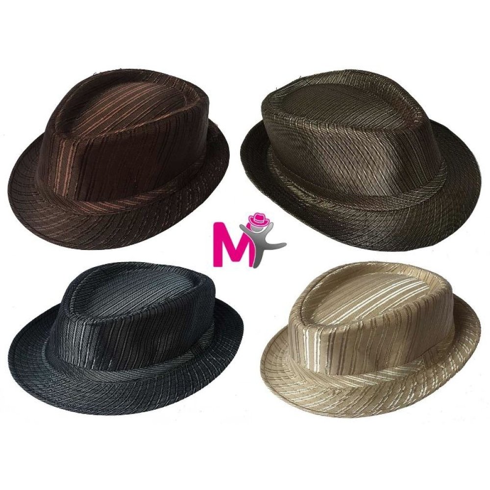 Toptan Parlak Kumaş Fötr Şapka Erkek