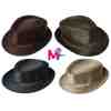 Toptan Parlak Kumaş Fötr Şapka Erkek