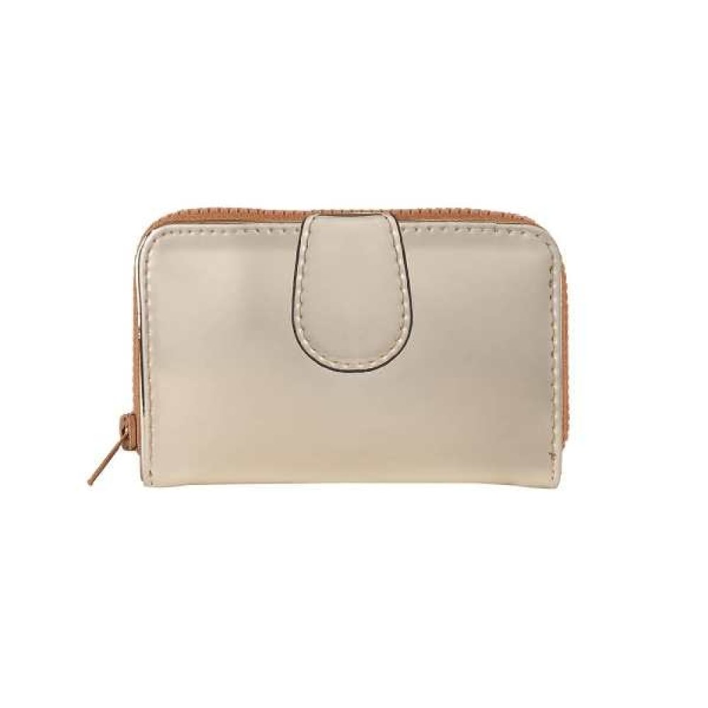 Toptan Patlı Fermuarlı Hologram Cüzdan