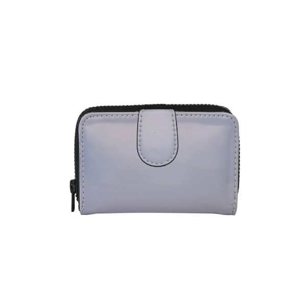 Toptan Patlı Fermuarlı Hologram Cüzdan