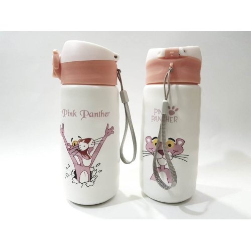 Toptan Pembe Panter Termos Kupa