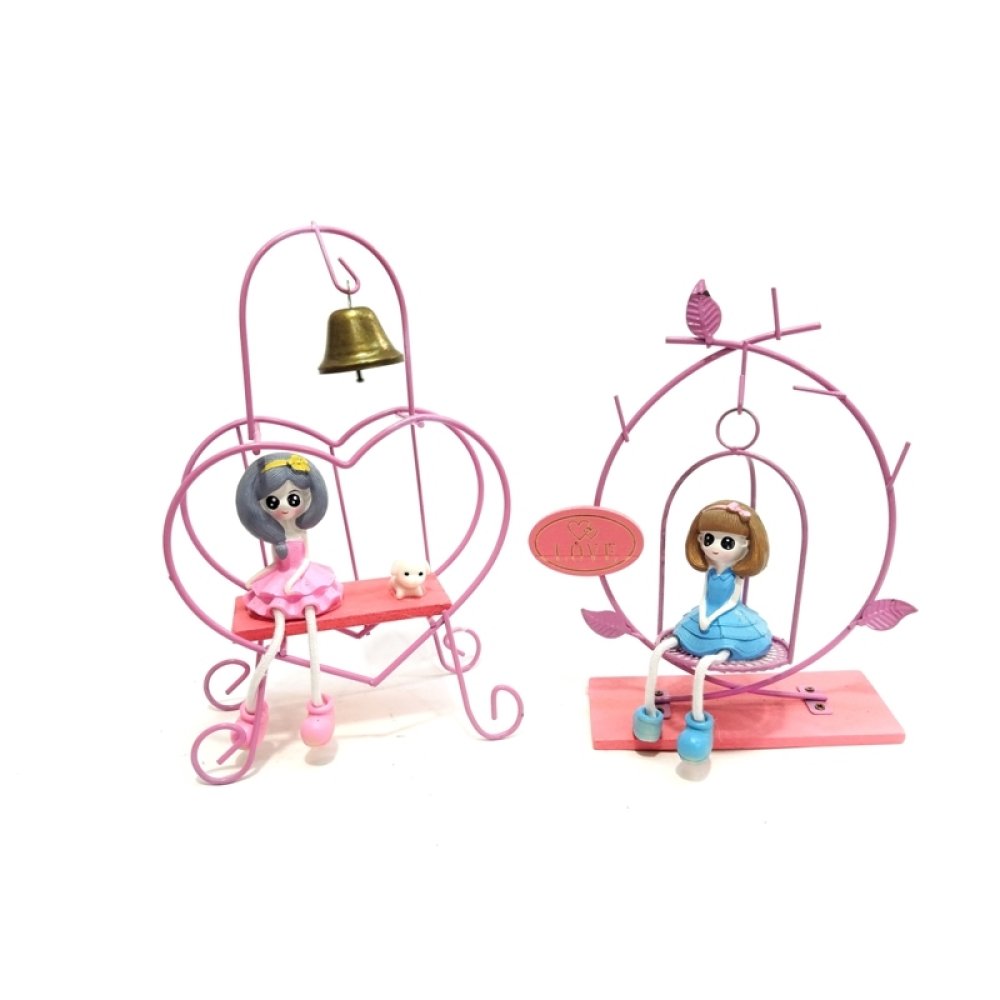 Toptan Pembe Takı Askısı Kız Biblo