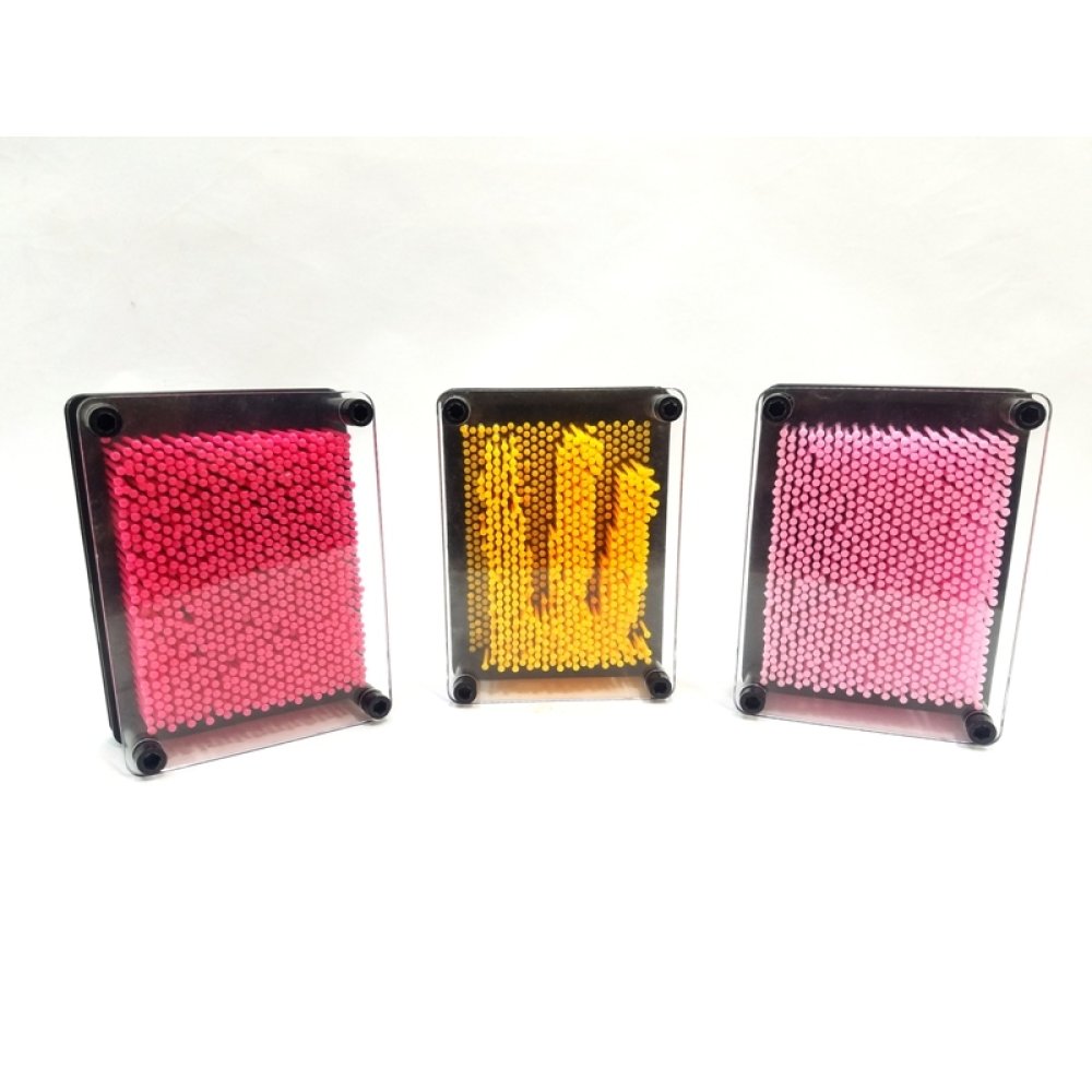 Toptan Pin Art 3 D Renkli Plastik Çivi Sanatı