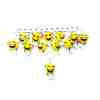 Toptan Plastik Emoji Anahtarlık Promosyon