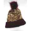 Toptan Ponponlu Pullu Bayan Şapka