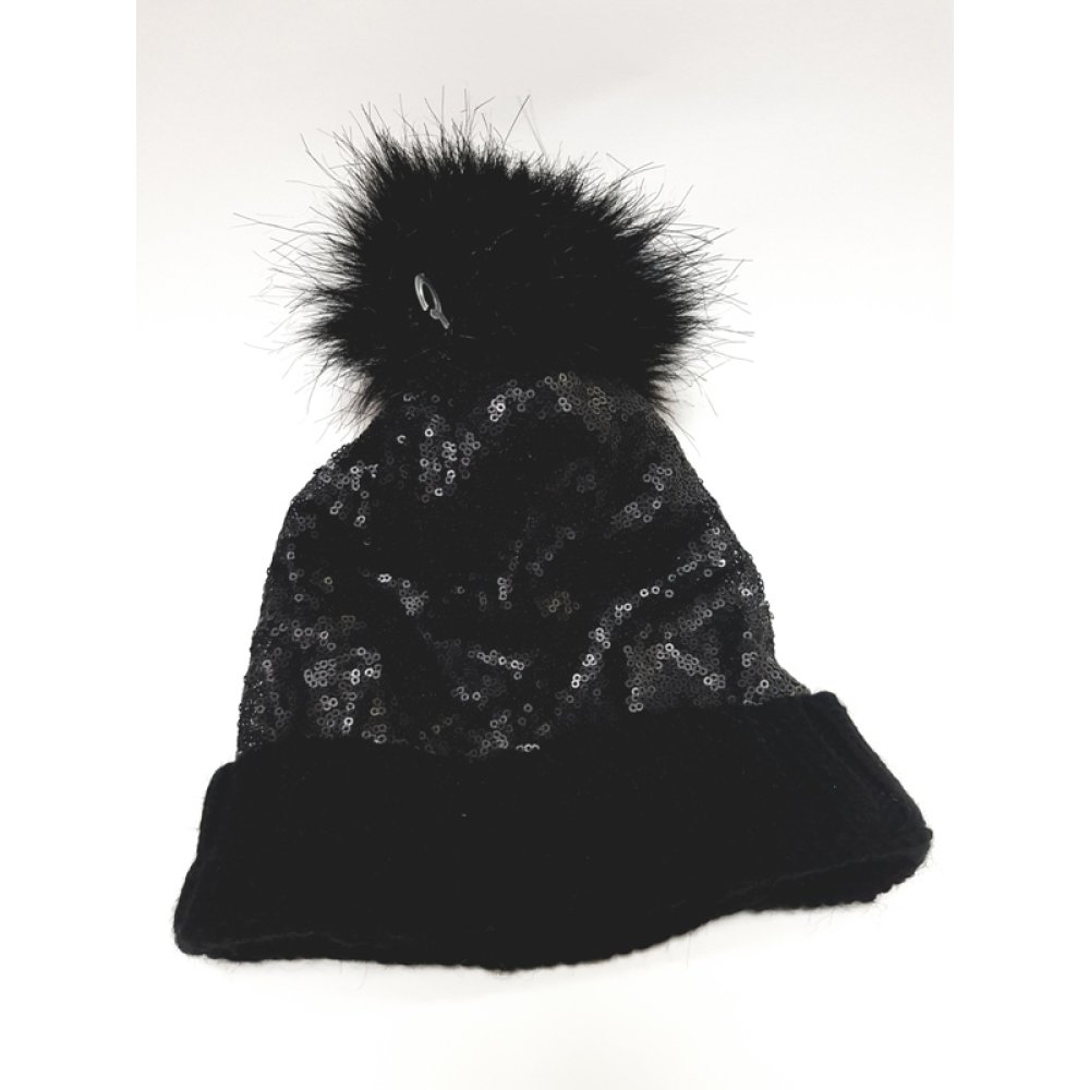 Toptan Ponponlu Pullu Bayan Şapka