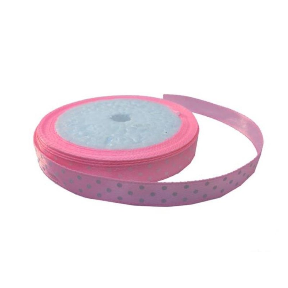 Toptan Puantiyeli Saten Kurdele 1 cm