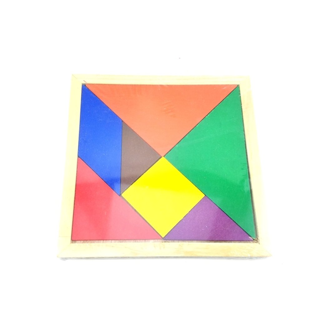 Toptan Renkli Ahşap Tangram