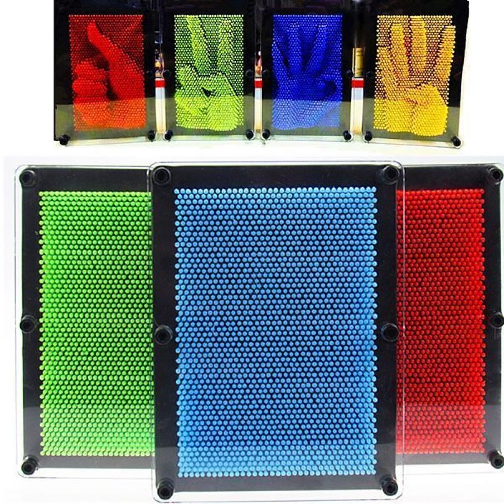 Toptan Renkli Büyük Boy 3D Çivili Pin Art Çerçeve