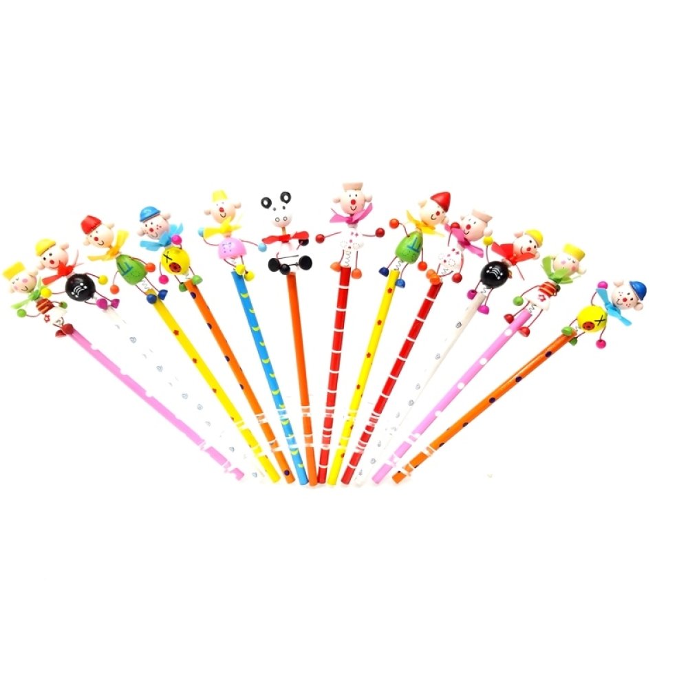 Toptan Renkli Kardan Adam Kurşun Kalem