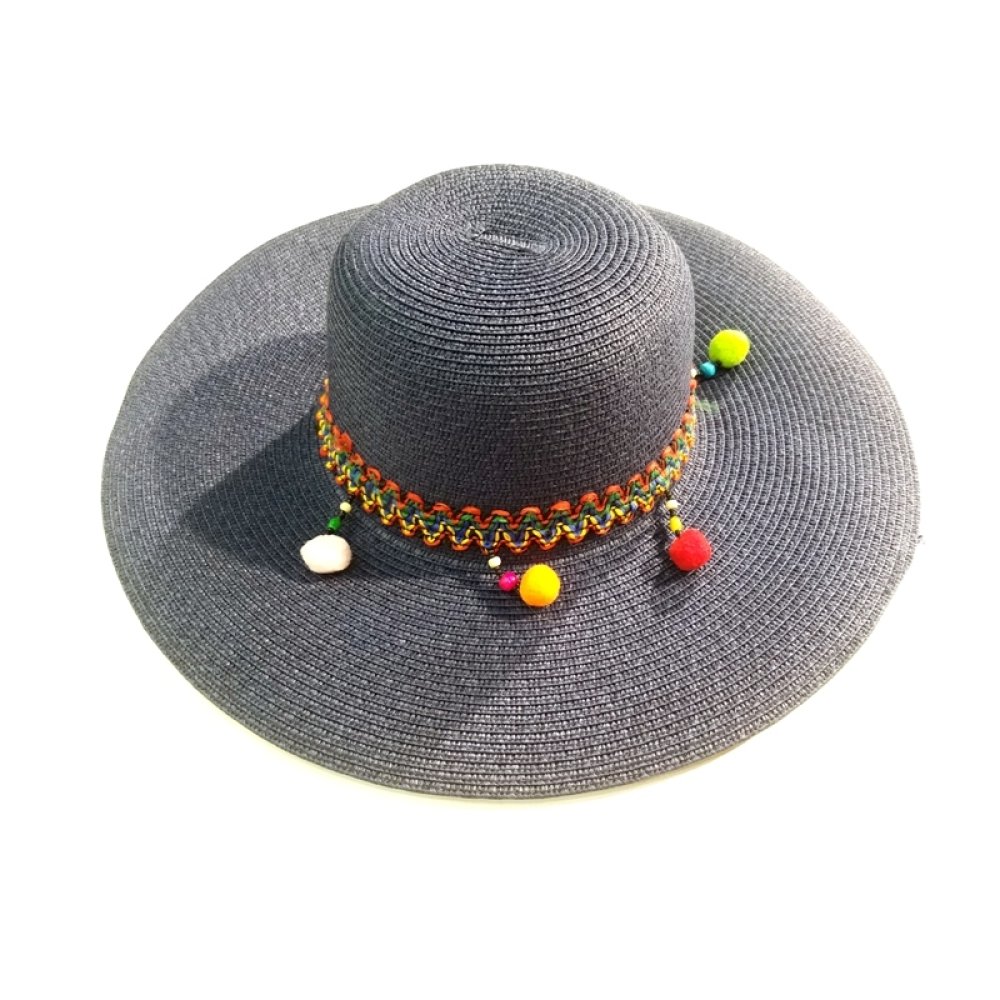 Toptan Renkli Ponponlu Yazlık Bayan Şapka Çeşitleri