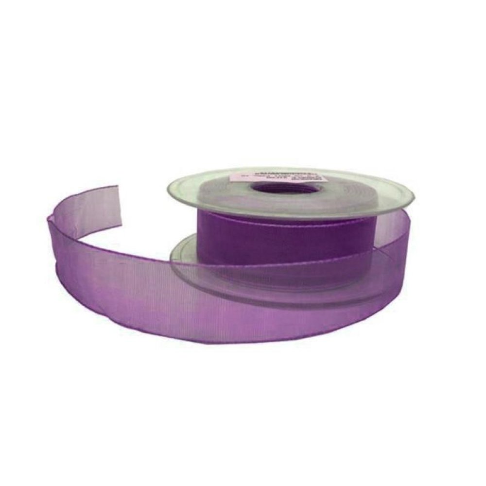 Toptan Renkli Şifon Kurdele 2.5 cm 20 metre