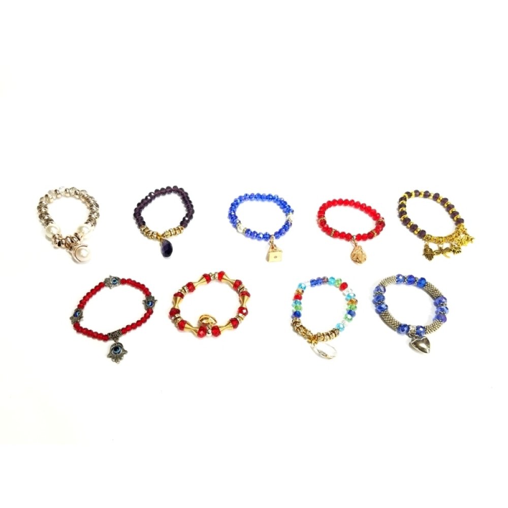 Toptan Renkli Taş Bilekli Toptan