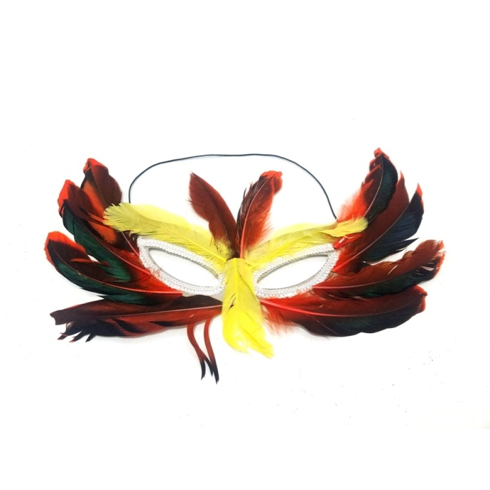 Toptan Renkli Tüylü Parti Maskeleri