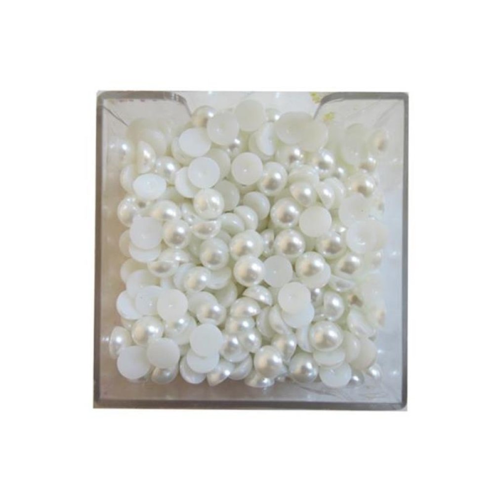 Toptan Renkli Yuvarlak Yarım İnci 10 mm 250 gr