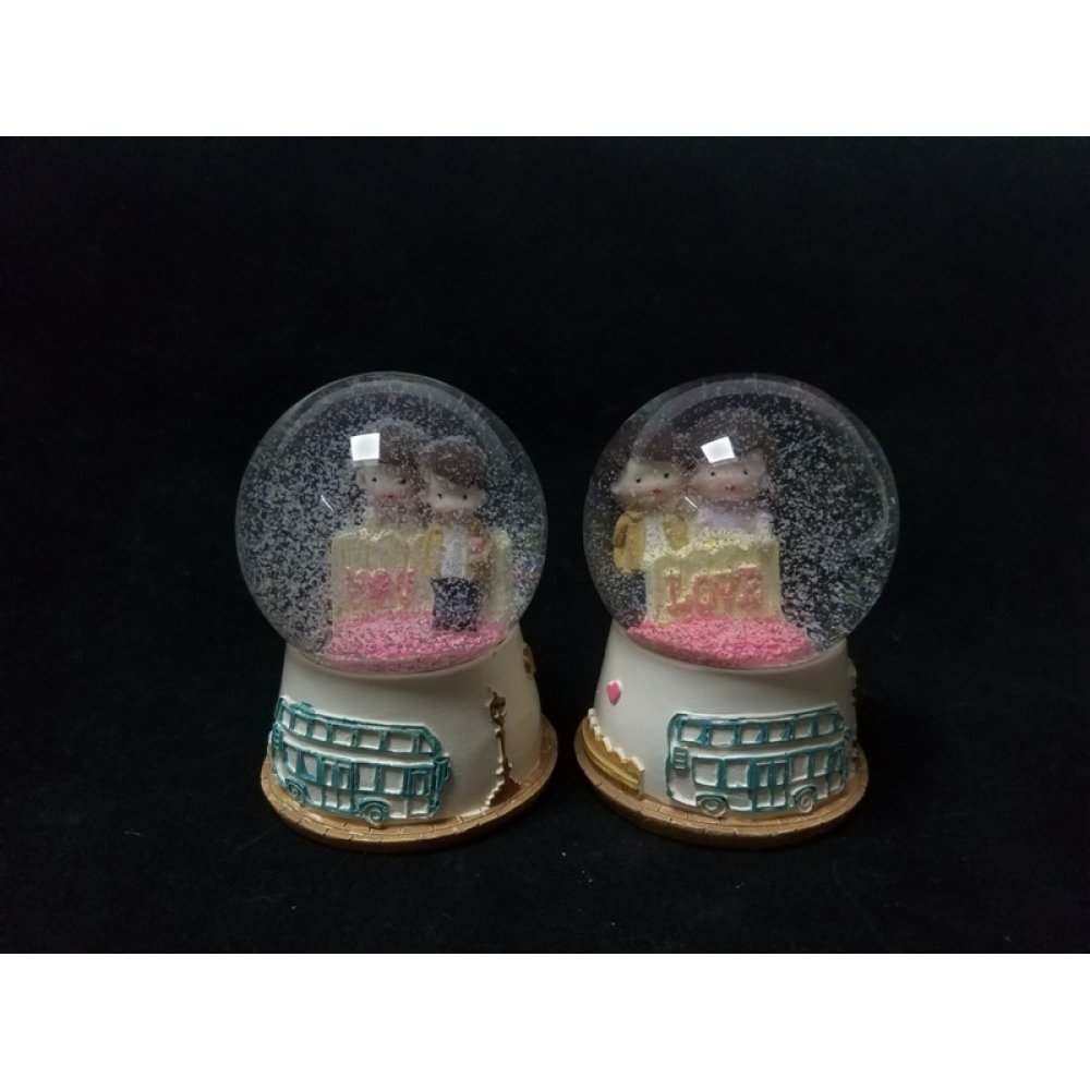 Toptan Romantik Sevgili Kar Küresi Orta Boy