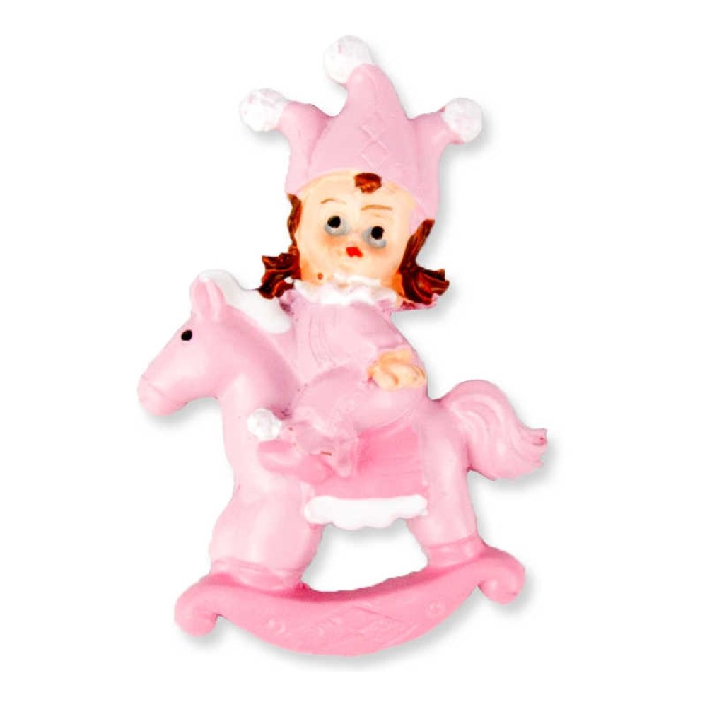 Toptan Sallanan Atlı Bebek Şekeri Biblosu