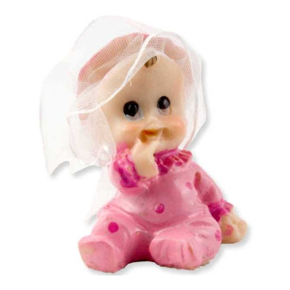 Toptan Şapkası Tüllü Bebek Biblo