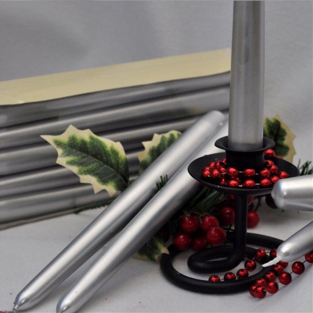 Toptan Silindir Şamdan Mum 10 Adet