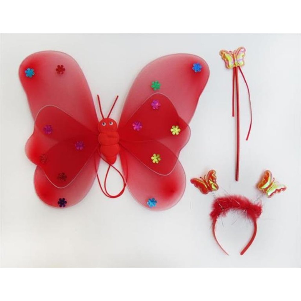 Toptan Sırta Takılan Anaokulu Gösteri Kıyafetleri Kelebek Kanadı