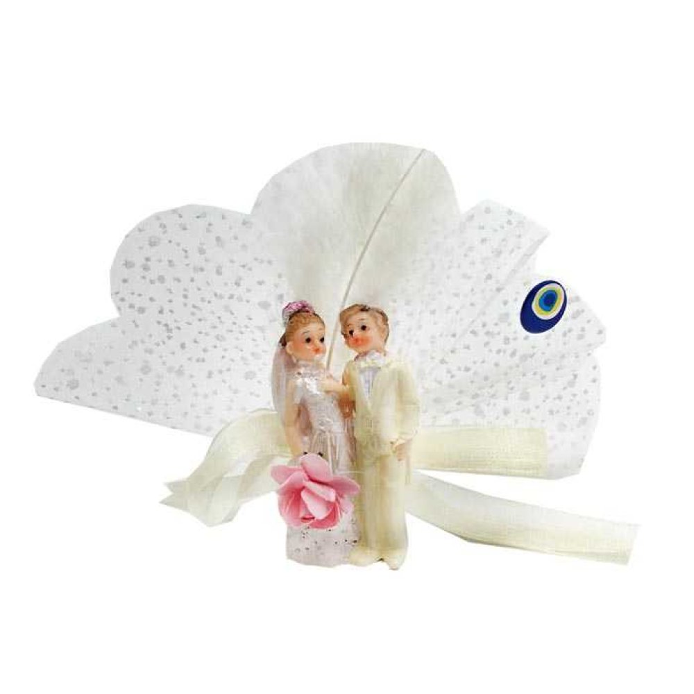 Toptan Süslenmiş Nikah Hediyelikleri 50 Adet