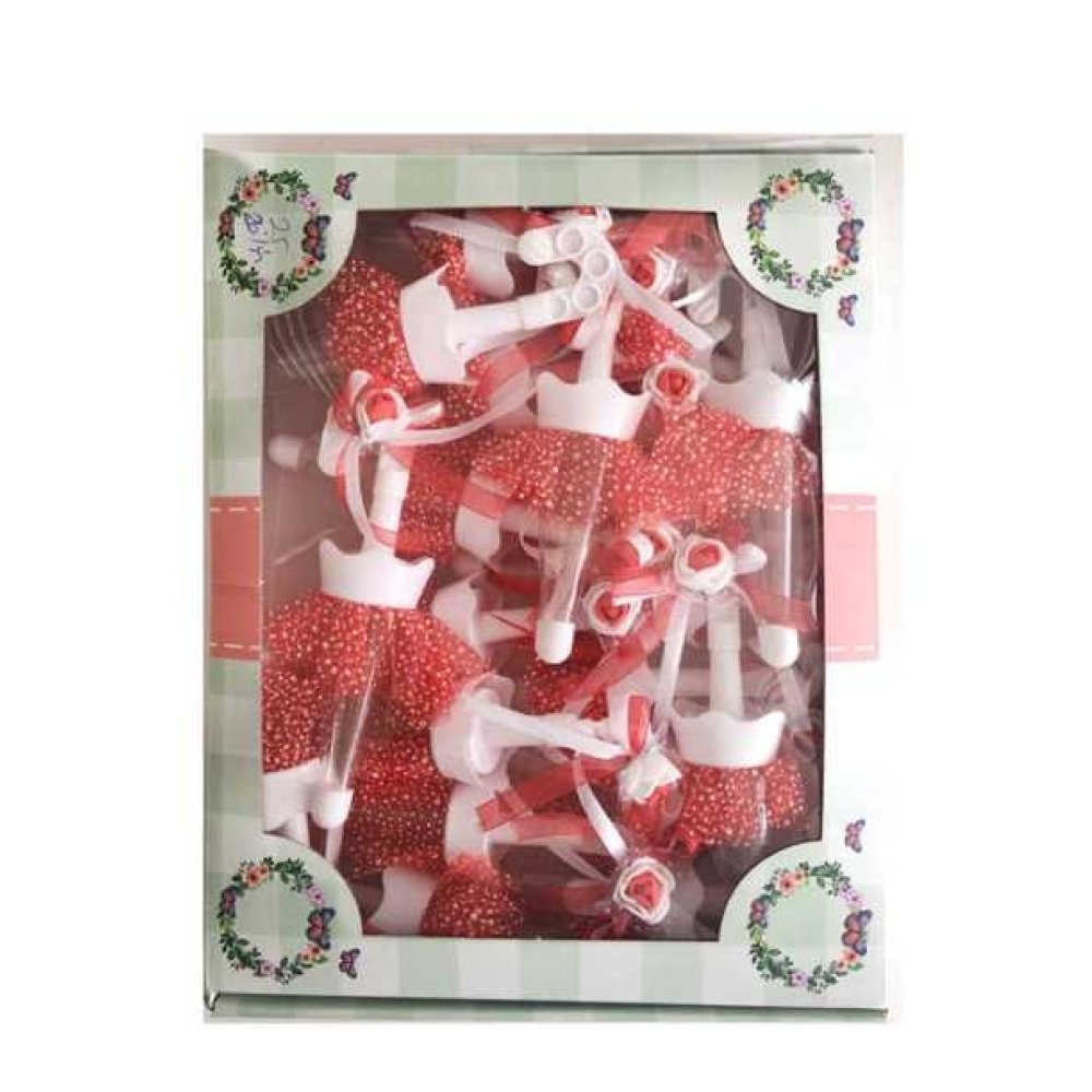 Toptan Süslenmiş Şemsiye Kına Kutusu Toptan 20 Adet