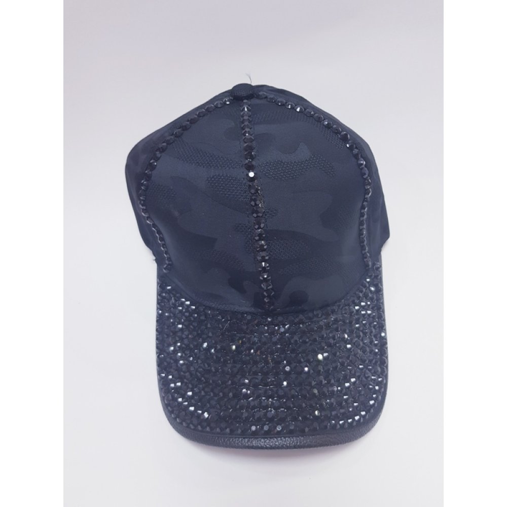 Toptan Taş İşlemeli Bayan Şapka