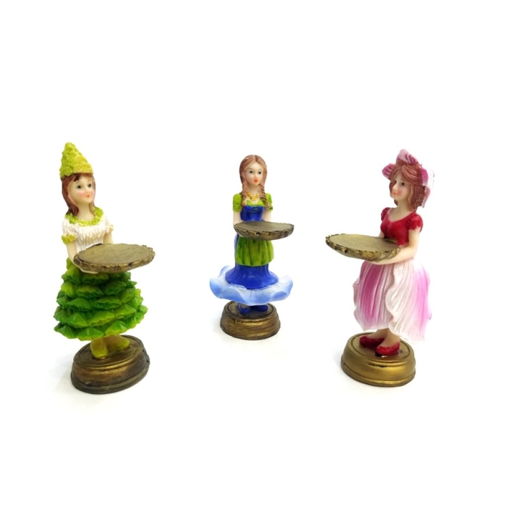 Toptan Tepsili Lokumcu Kız Biblo