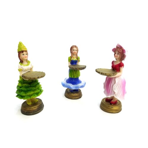 Toptan Tepsili Lokumcu Kız Biblo