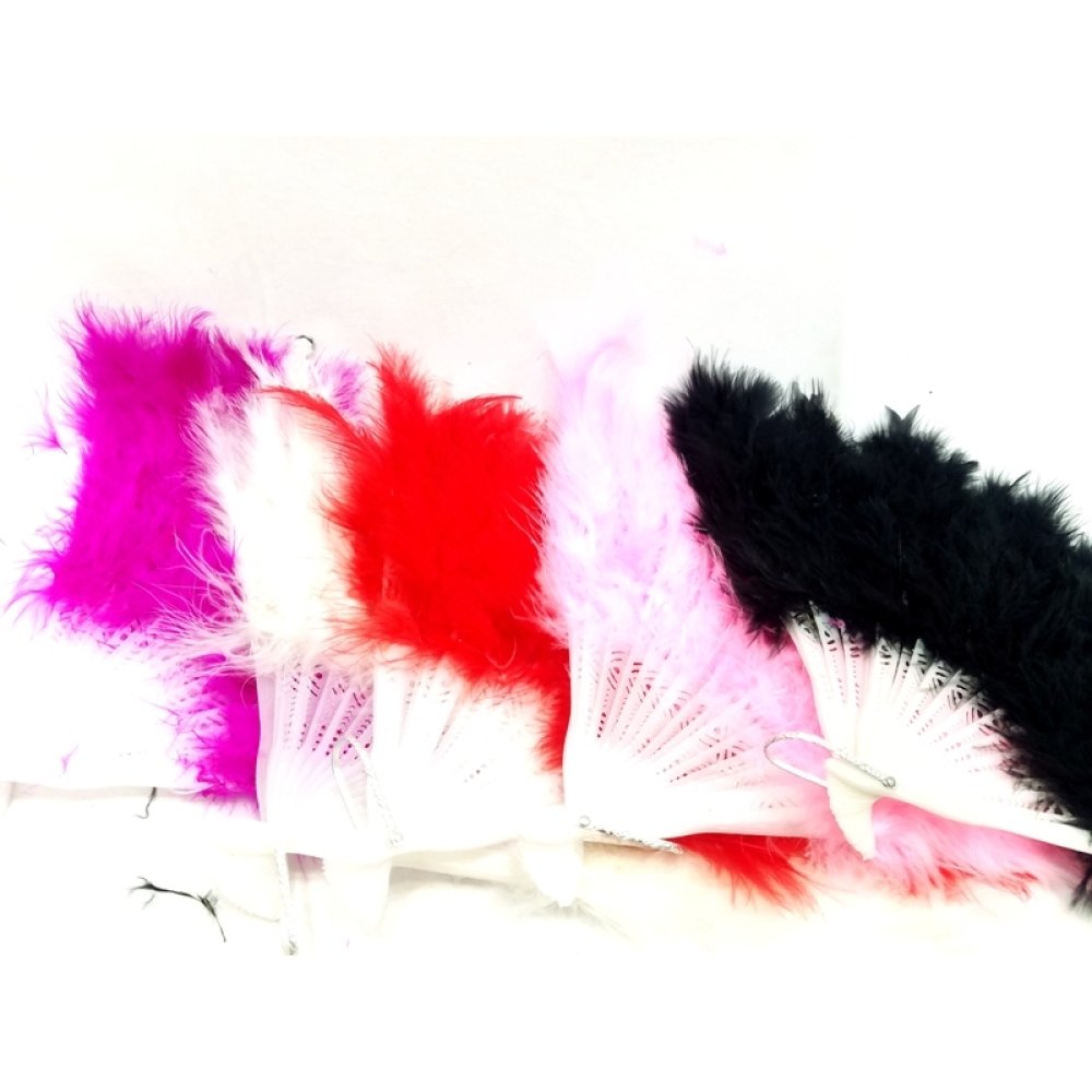 Toptan Tüylü Yelpaze Gösteri Yelpazesi