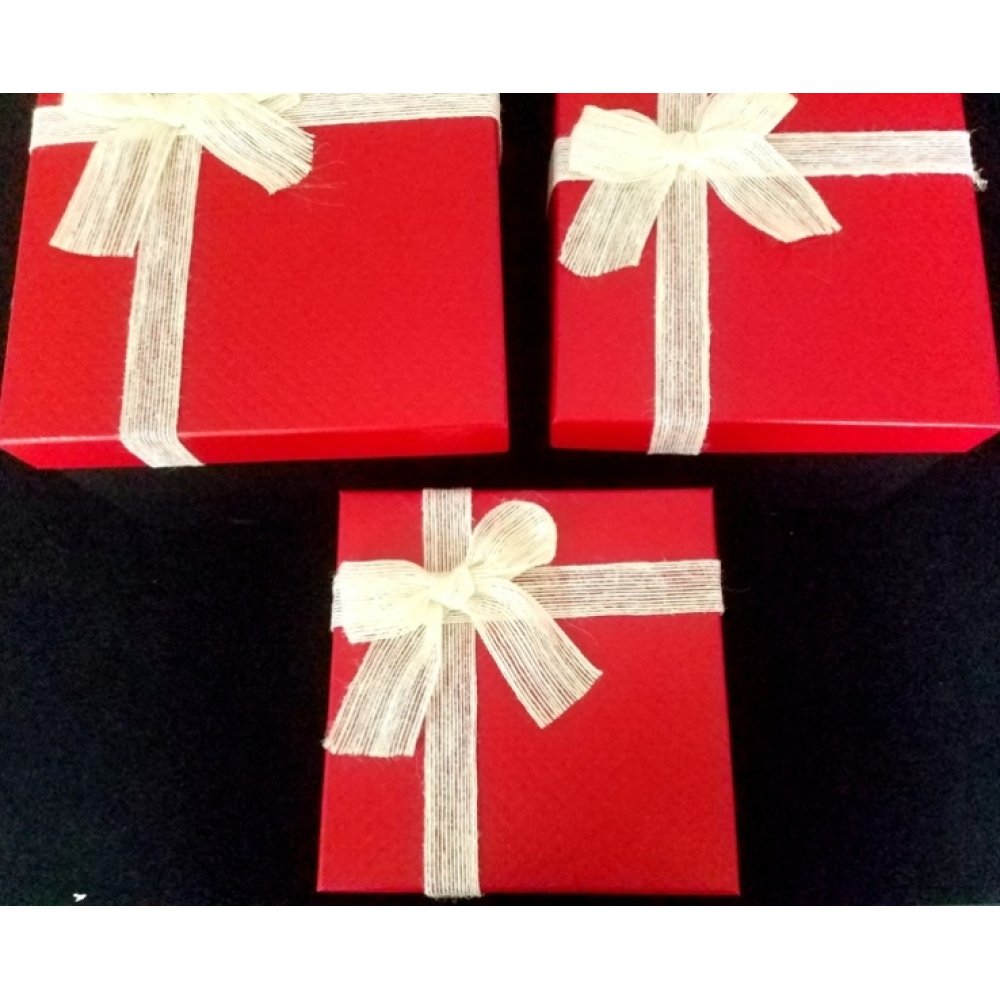Toptan Üçlü Kare Hediye Kutusu