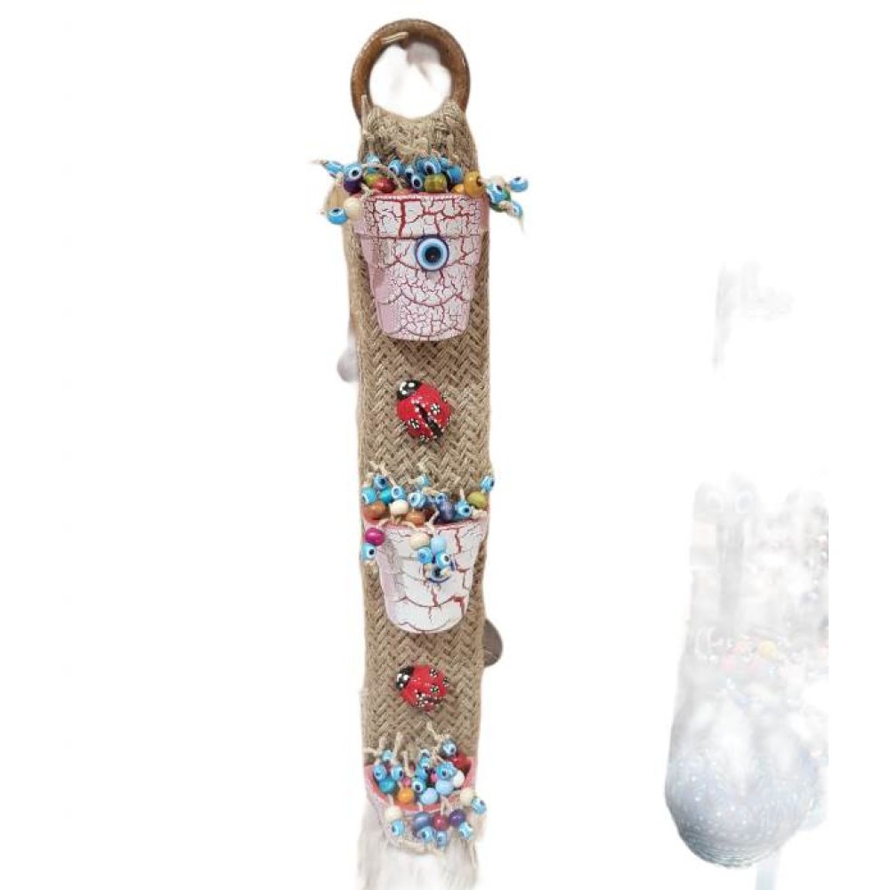 Toptan Üçlü Saksı Şeklinde Asma Süs