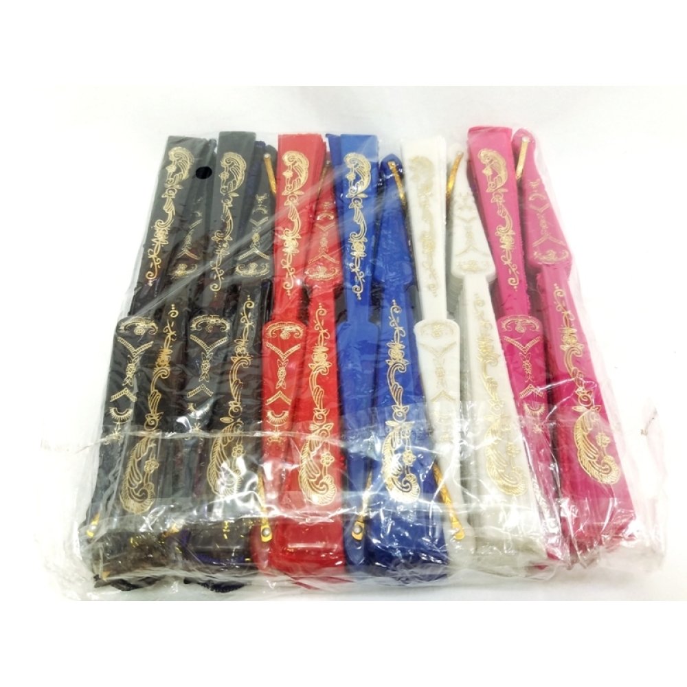 Toptan Ucuz Dantelli Siyah Yelpaze