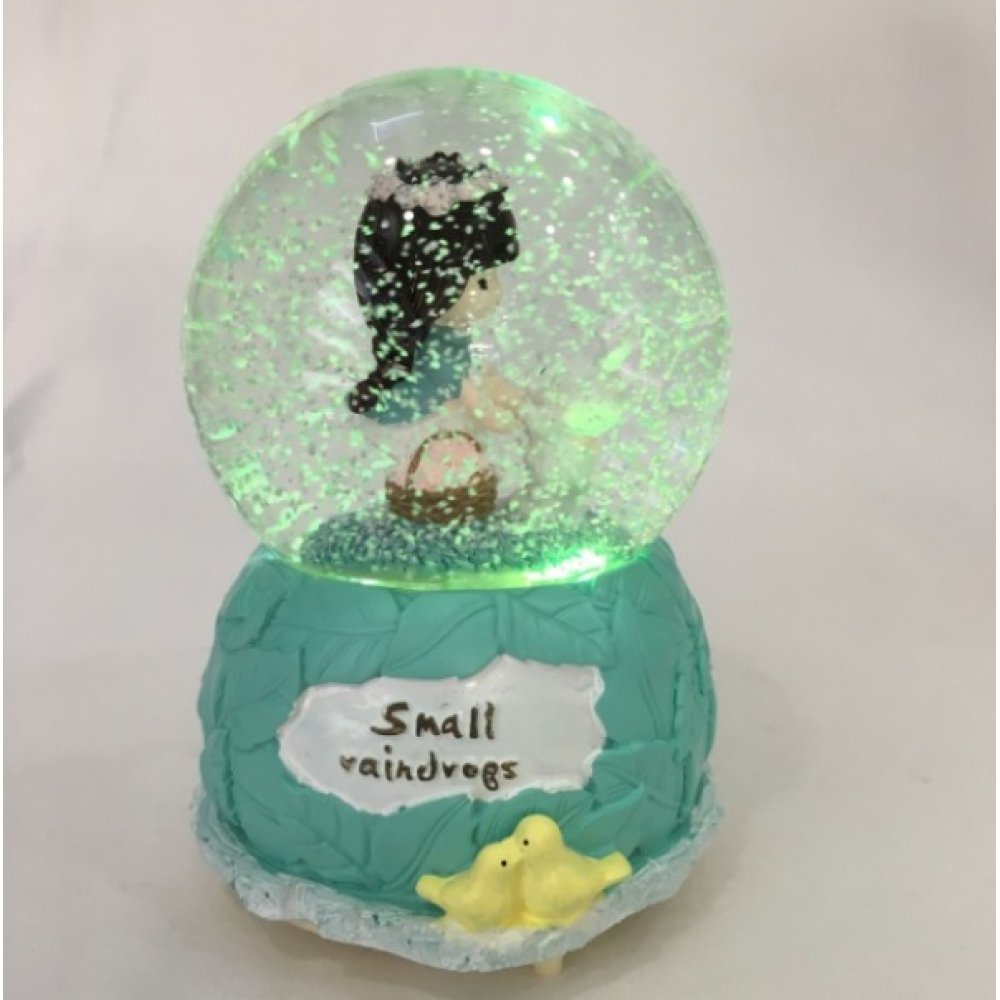 Toptan Üflemeli Sevimli Kız Büyük Boy Küre