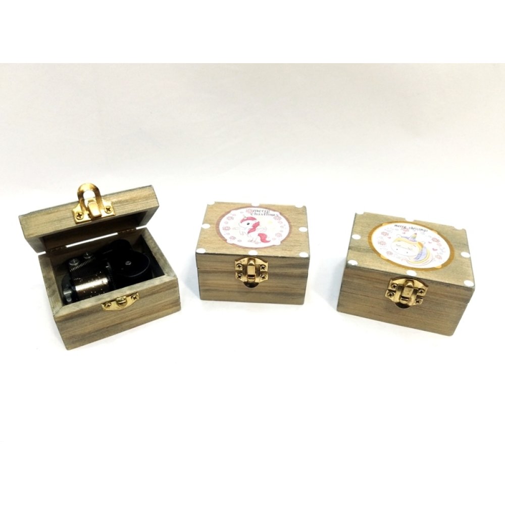 Toptan Unicorn Tasarım Çevirmeli Müzik Kutusu