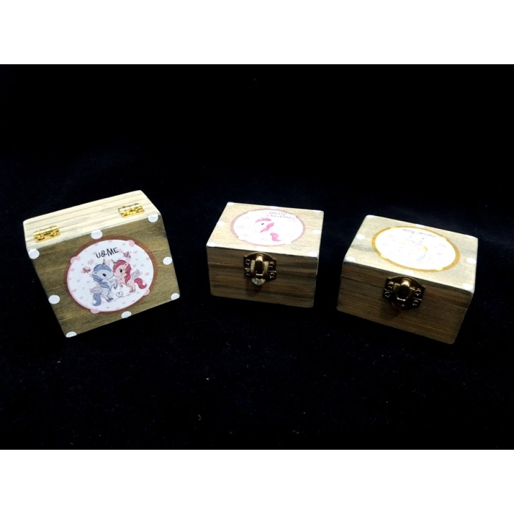 Toptan Unicorn Tasarım Çevirmeli Müzik Kutusu