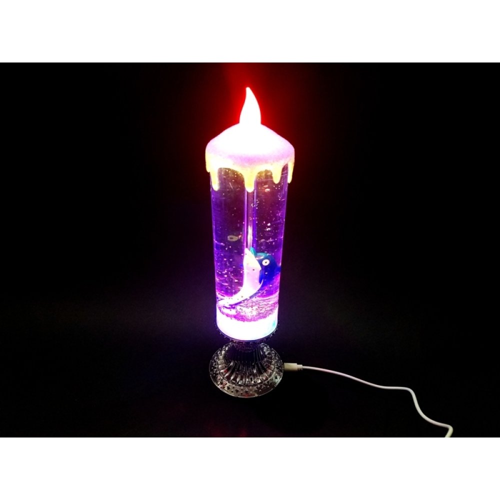 Toptan USB Kablolu Renk Değiştiren Sulu Mum