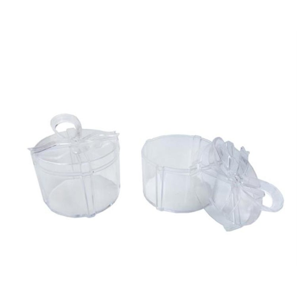 Toptan Üstü Fiyonklu Şeffaf Yuvarlak Akrilik Kutu