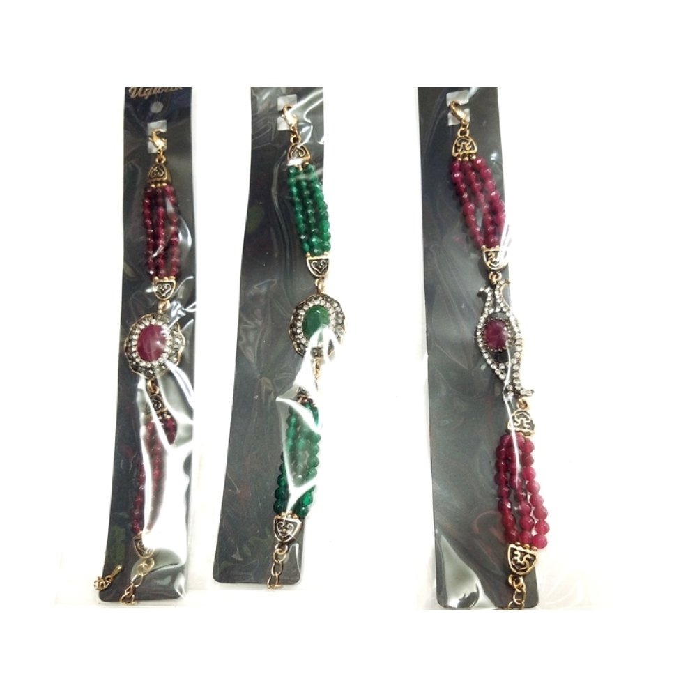 Toptan Yakut Zümrüt Bileklik