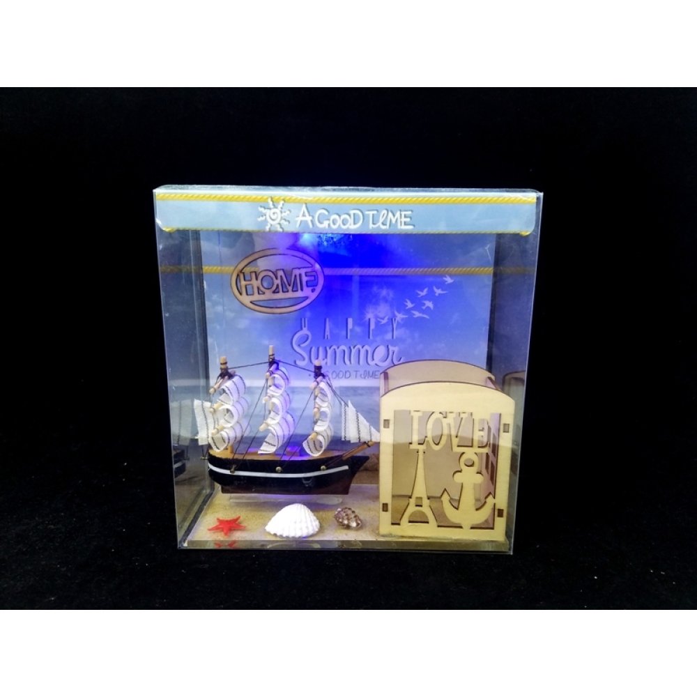 Toptan Yelkenli Hediyelik Ahşap Kalemlik