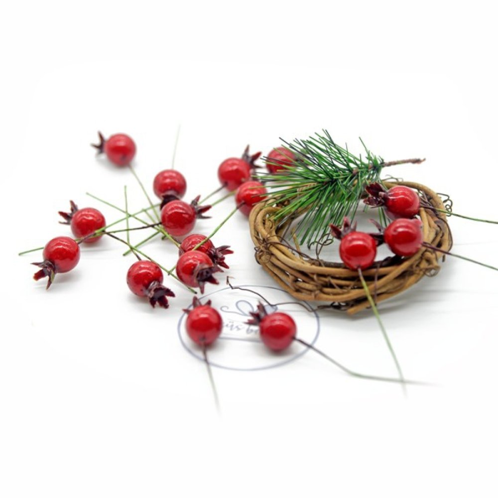 Toptan Yılbaşı Çiçekleri Yapay Nar 300'lü