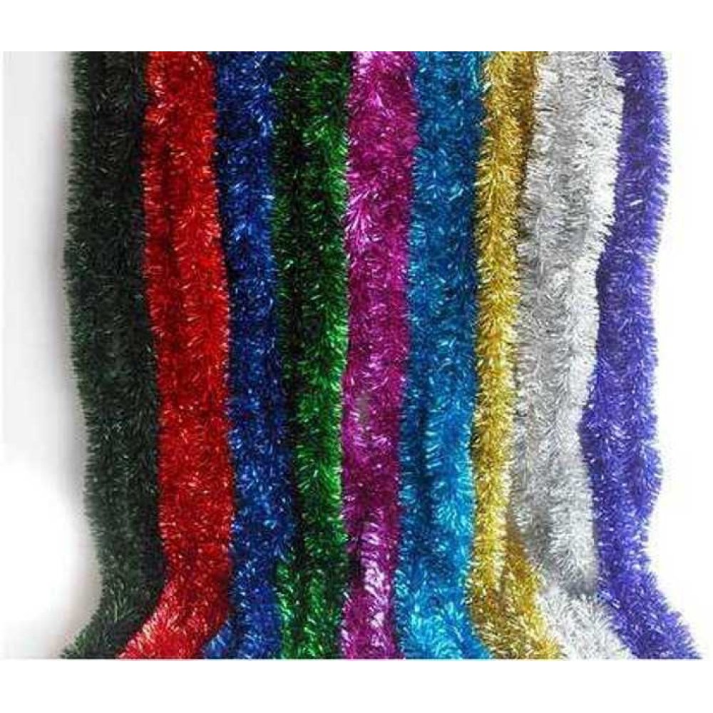 Toptan Yılbaşı Parti Süsü Kalın Boyun Simi 5 cm 2 metre