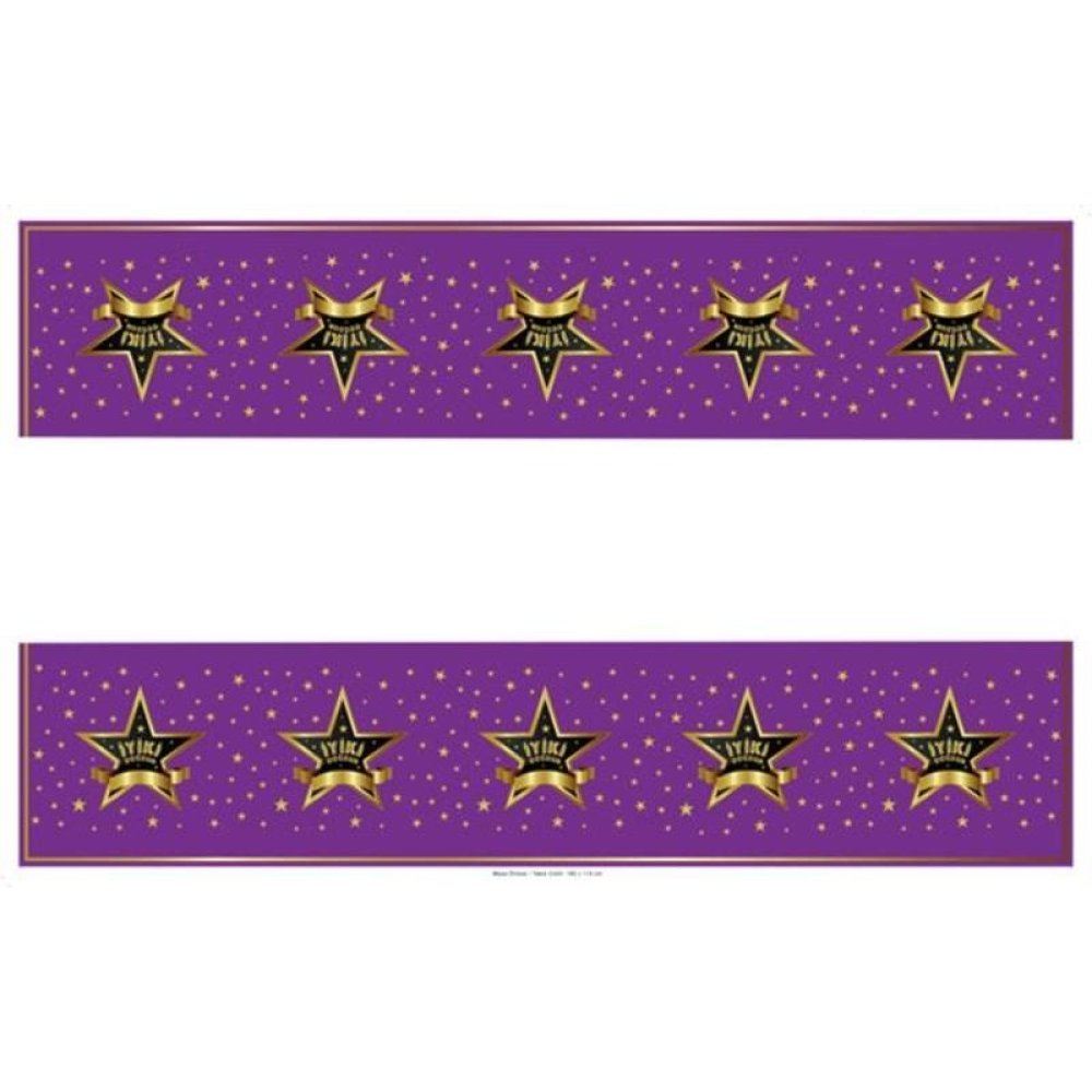 Toptan Yıldızlı Doğum Günü Masa Örtüsü