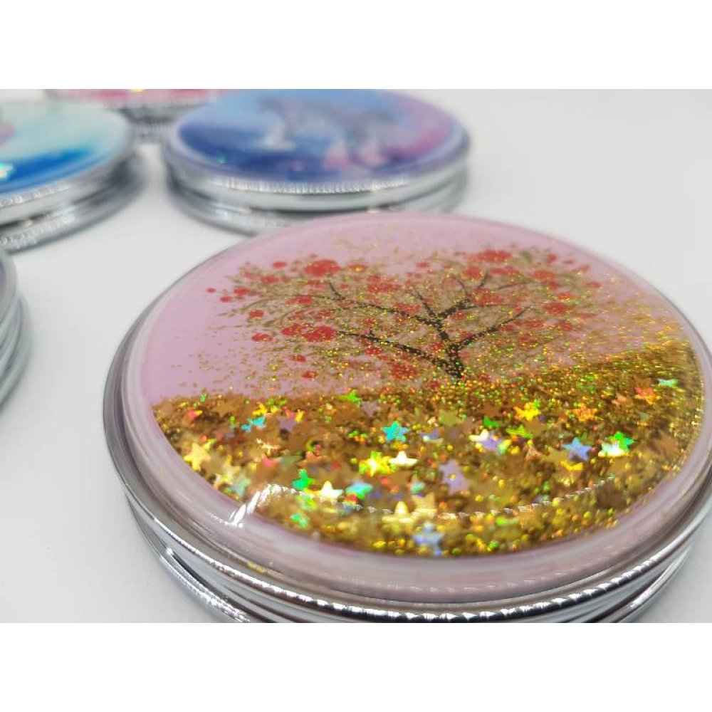 Toptan Yuvarlak Sulu Makyaj Aynası